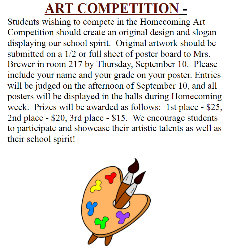 Homecoming Art Competition
