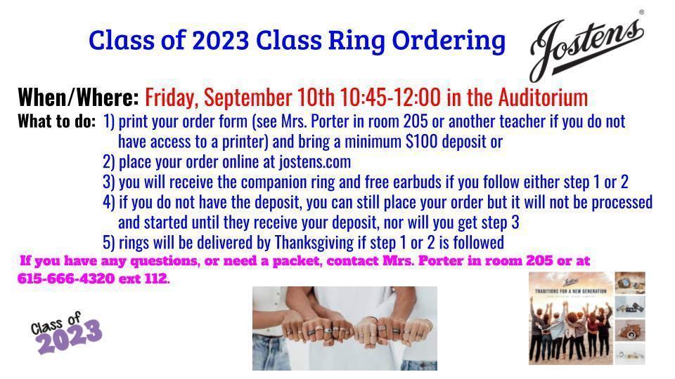 Class Ring Info