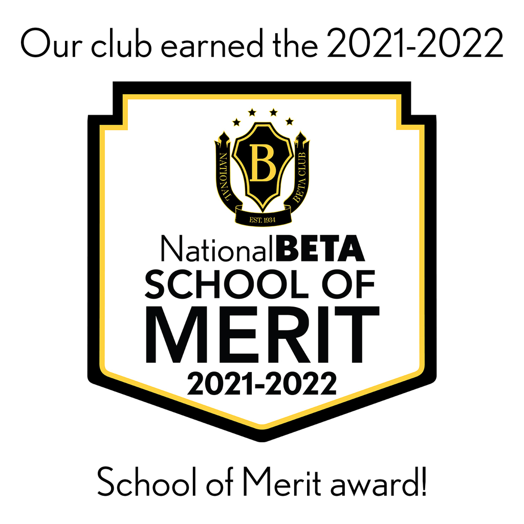 National Beta Merit award image 