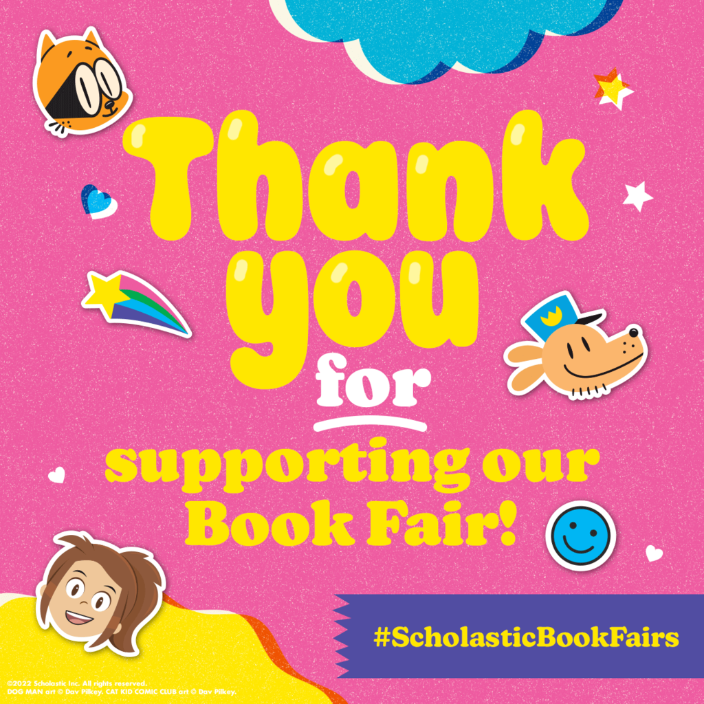 Book Fair thank you