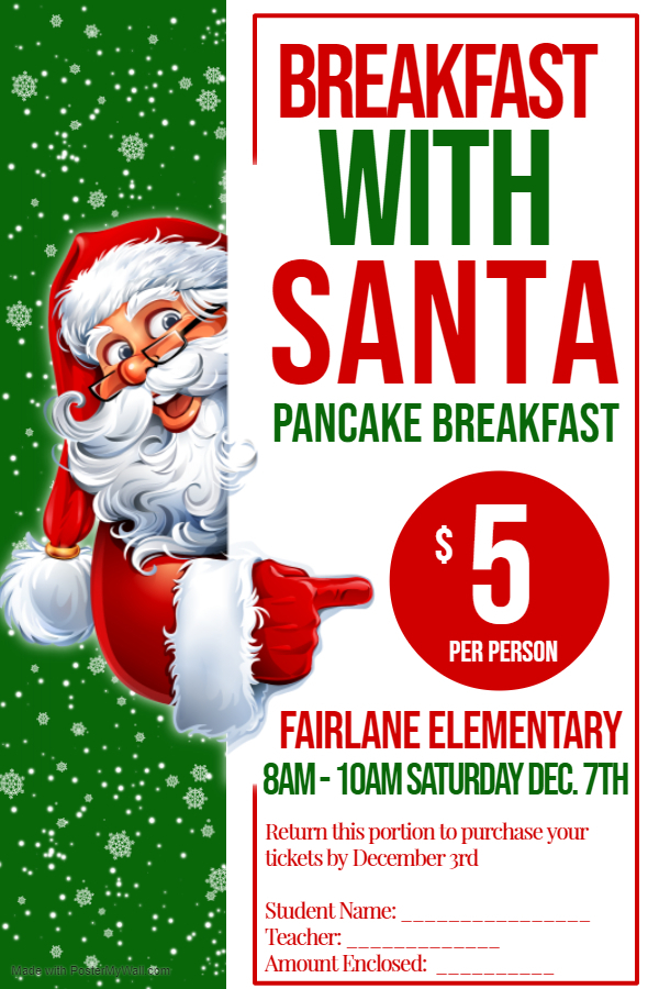 Santa Breakfast info